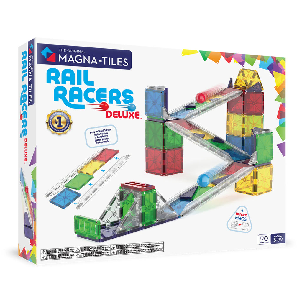 Magna Tiles - Rail Racer Deluxe Set - 90 piece