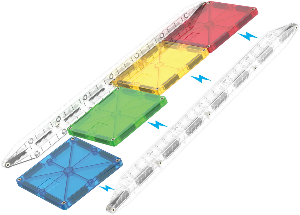Magna Tiles - Rail Racer Deluxe Set - 90 piece