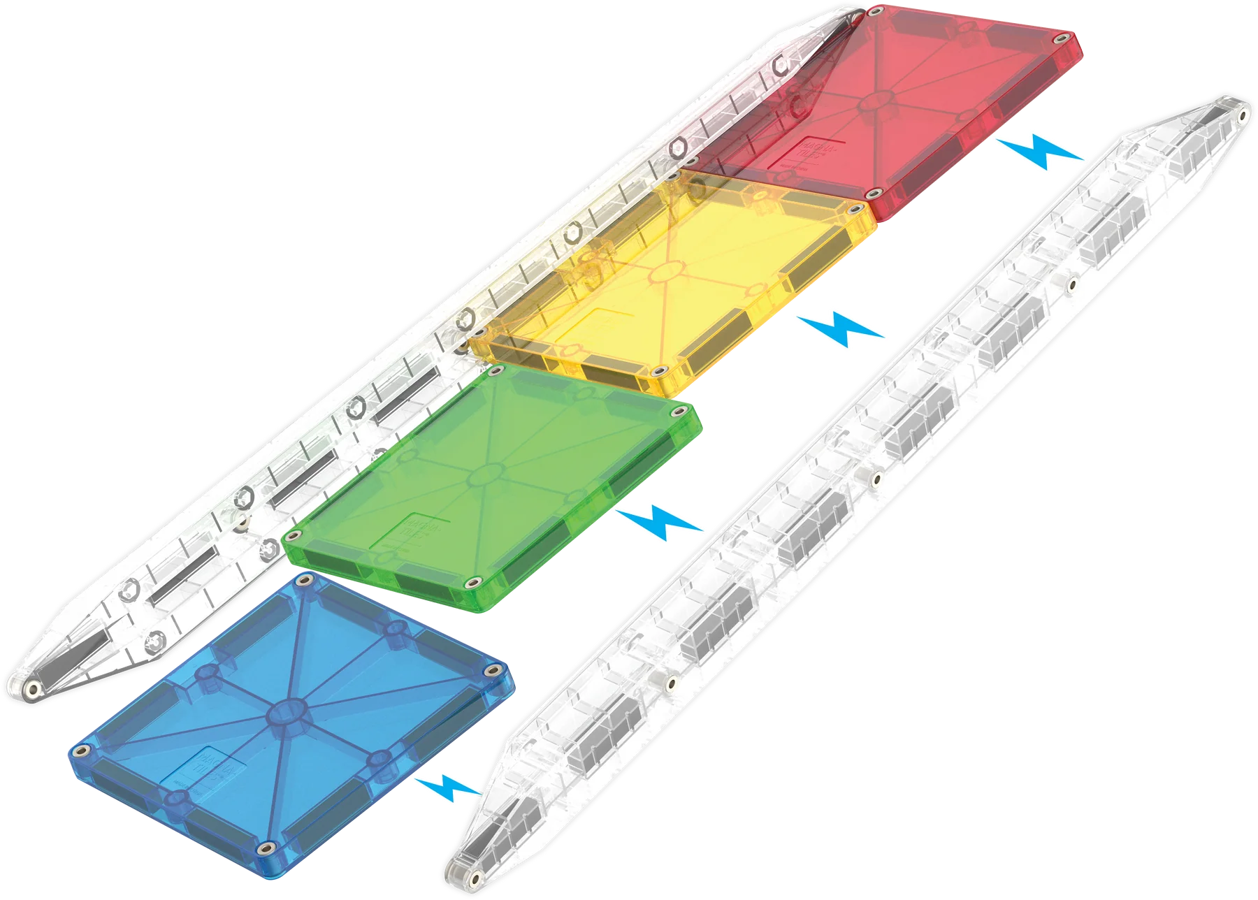 Magna Tiles - Rail Racer Deluxe Set - 90 piece