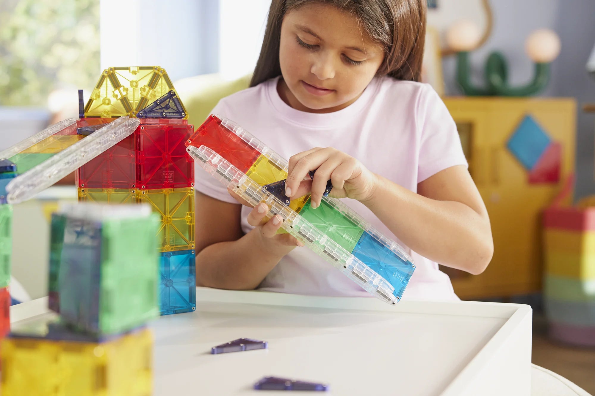 Magna Tiles - Rail Racer Deluxe Set - 90 piece
