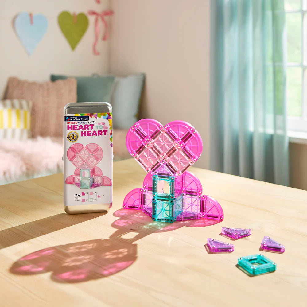 Magna Tiles - Heart to Heart Travel Tin