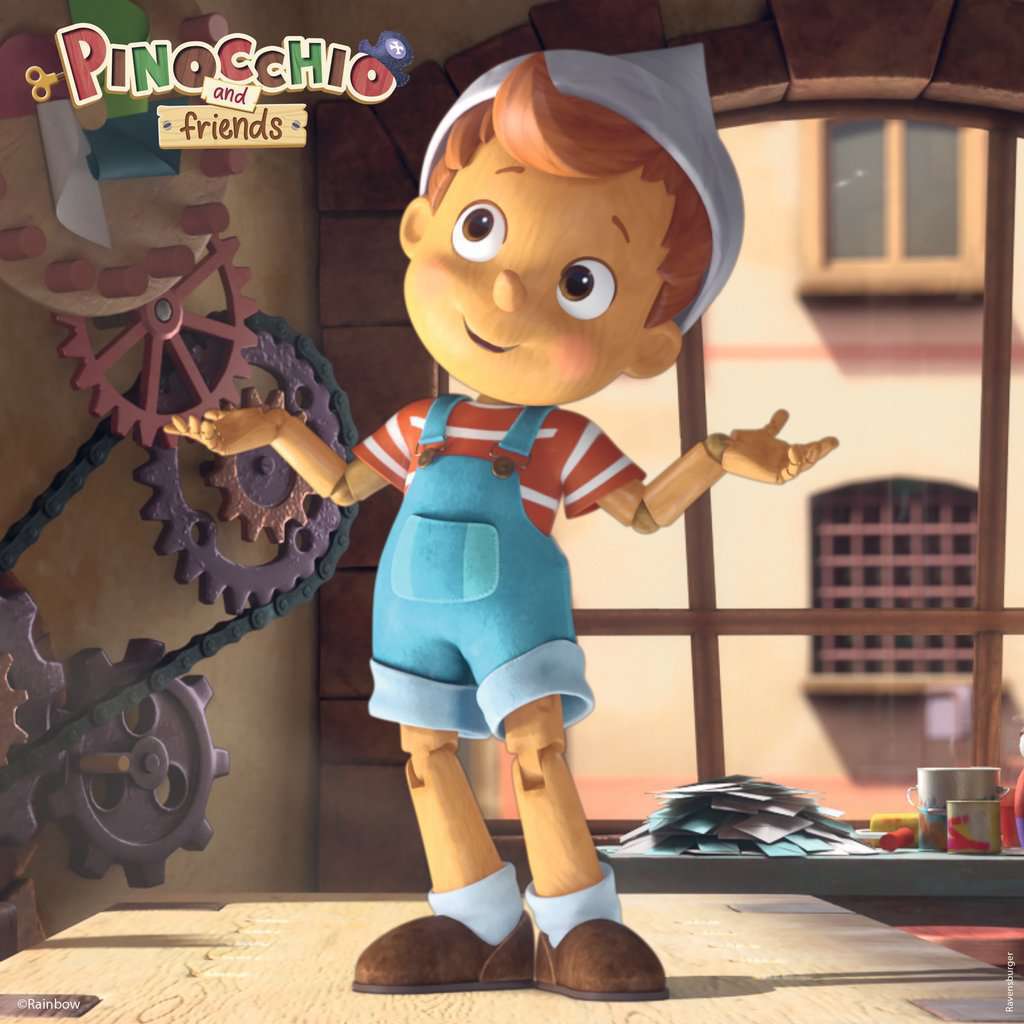 Ravensburger - Pinocchio Puzzle 3x49pc