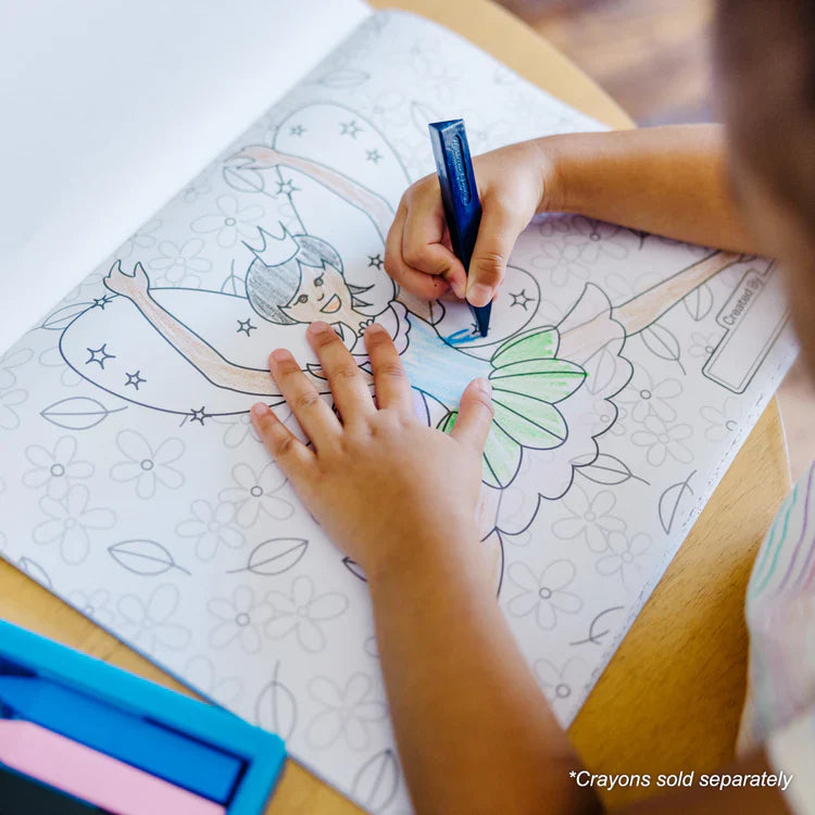 Melissa & Doug - Jumbo Colouring Pad - Princess & Fairy