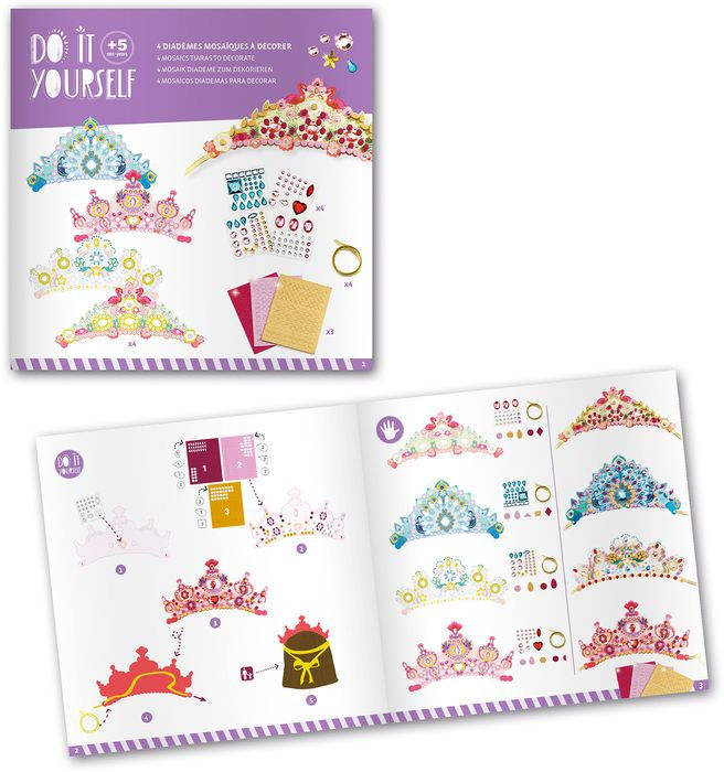 Djeco - Do It Yourself Like A Princess Tiaras