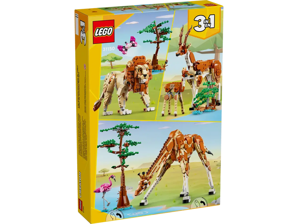 LEGO - Creator Wild Safari Animals 31150