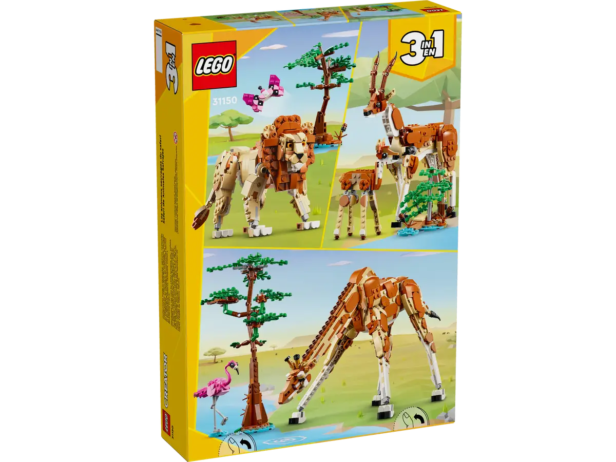 LEGO - Creator Wild Safari Animals 31150