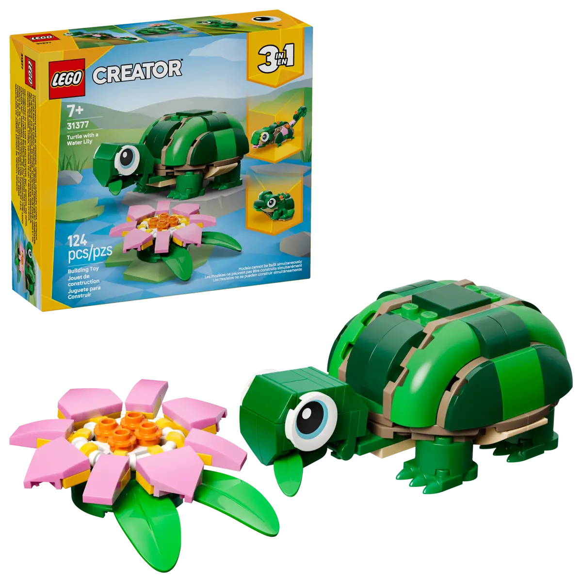 LEGO - Creator Turtle with a Waterlily 31377