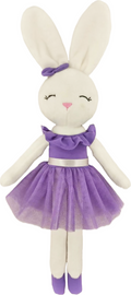 Cotton Candy - Zoe Bunny with Purple Dress