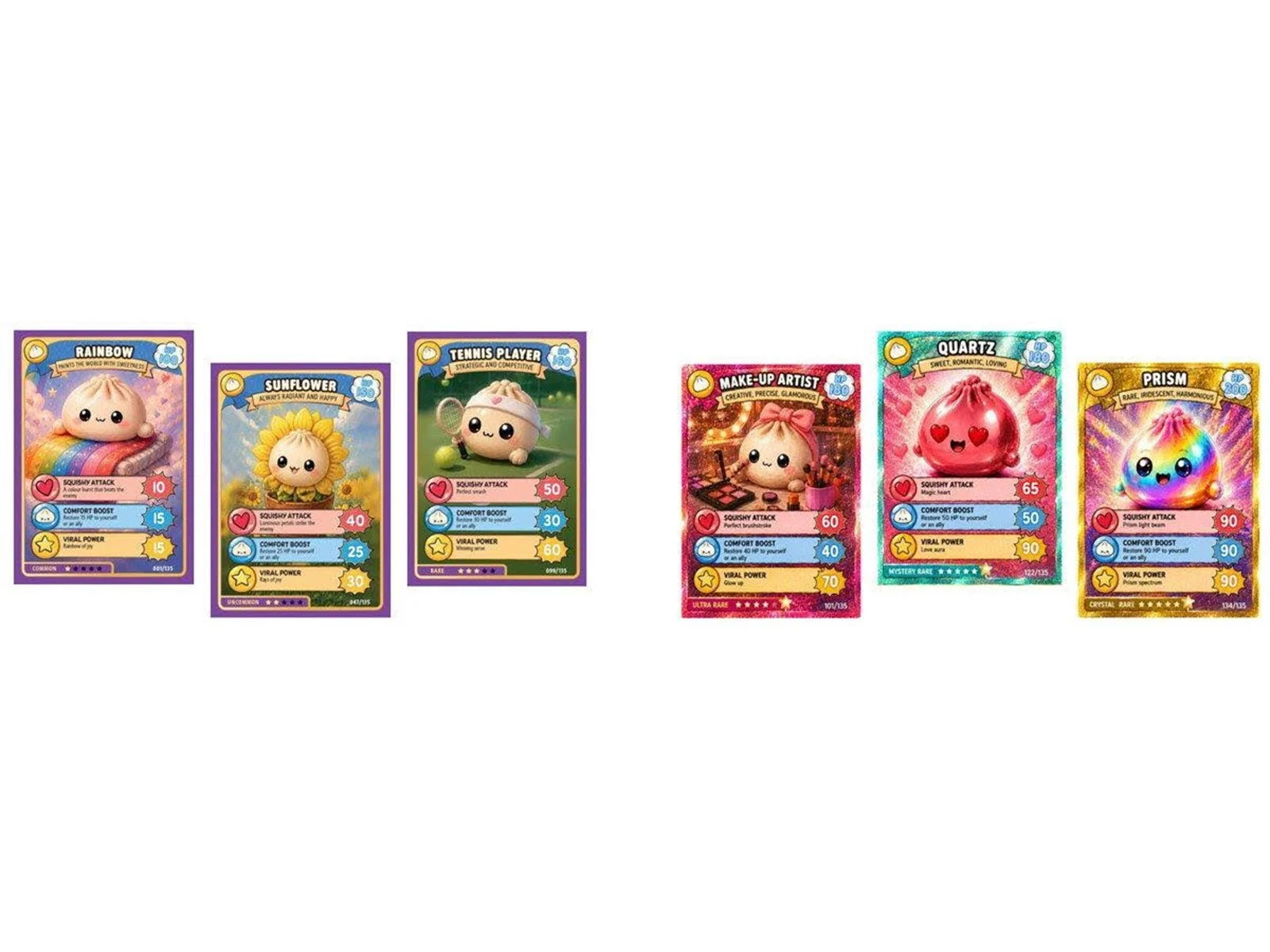 Squishy Dumpling Trading Cards