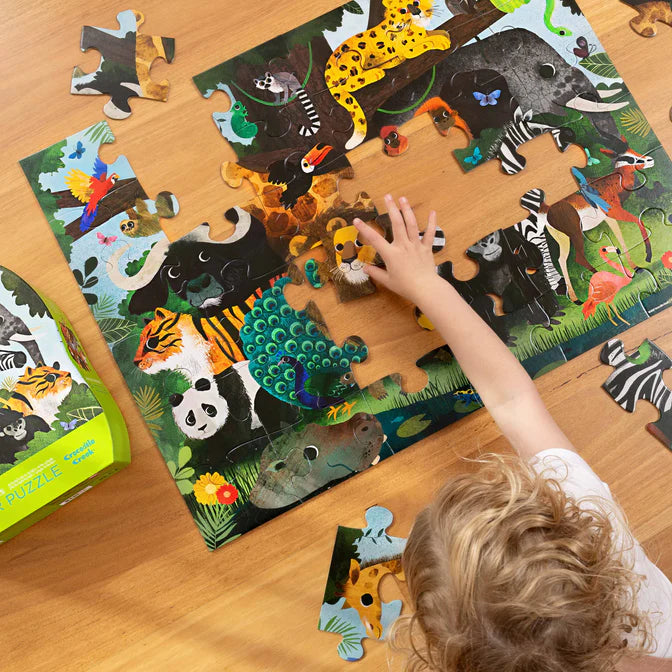 Crocodile Creek - Puzzle Floor 36pcs Jungle Friends