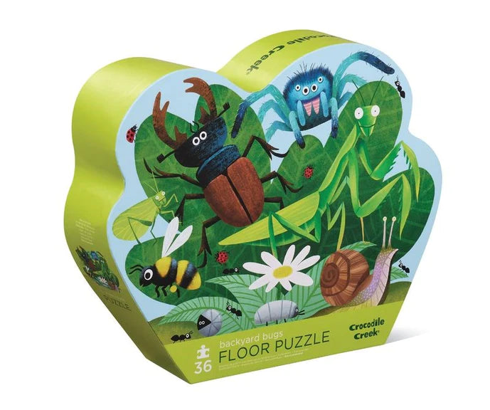 Crocodile Creek - Puzzle Floor 36pcs Backyard Bugs – The Play Room