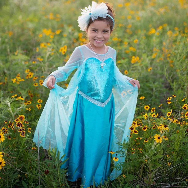 Great Pretenders - Ice Queen Dress with Cape - Size 5-6