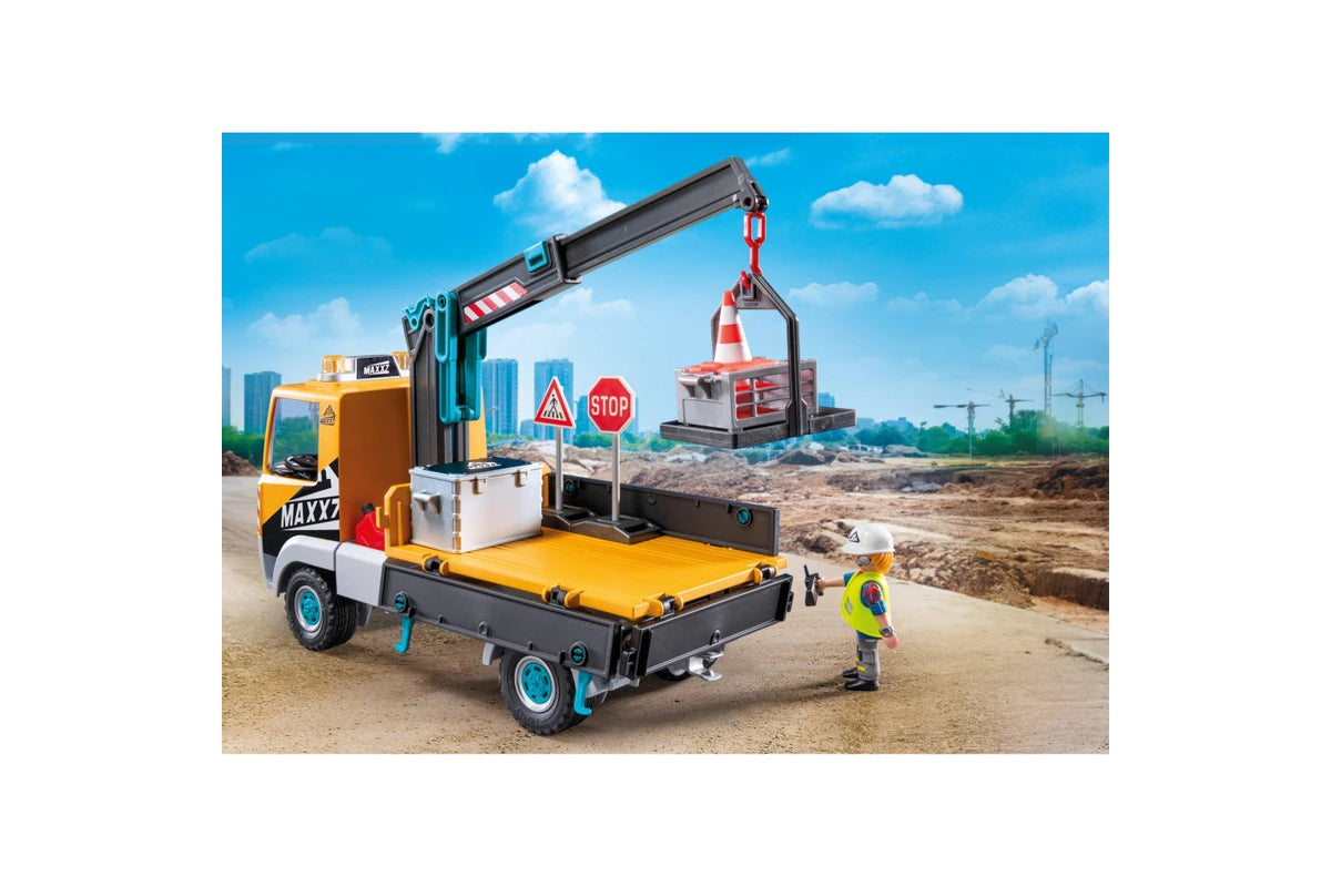 Playmobil - Construction Truck w/Crane 71750