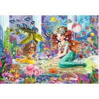 Ravensburger - 2x24pc Mermaid Tea Party Puzzle