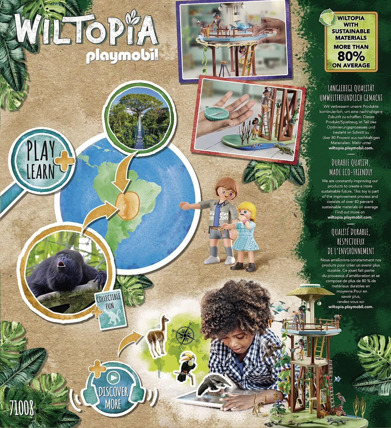 Playmobil - Wiltopia Research Tower with Compass (71008)