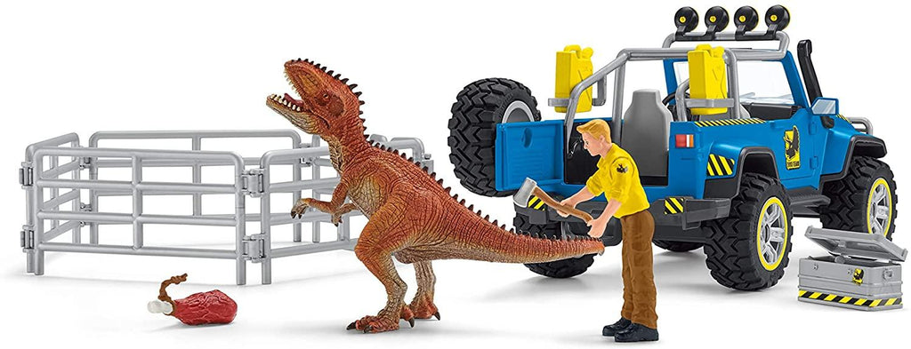 Schleich - Off-Road Vehicle with Dino Outpost
