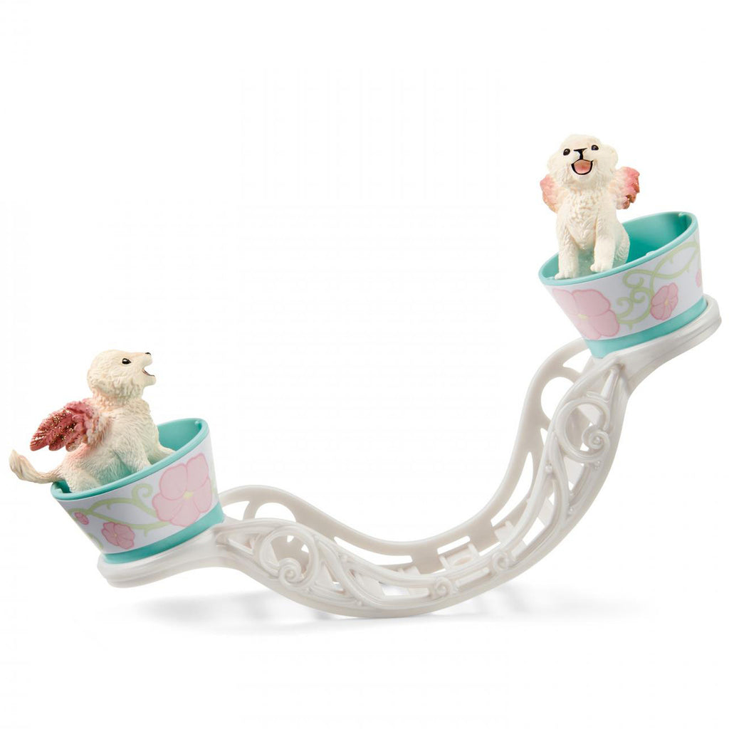 Schleich - Winged Baby Lion Training