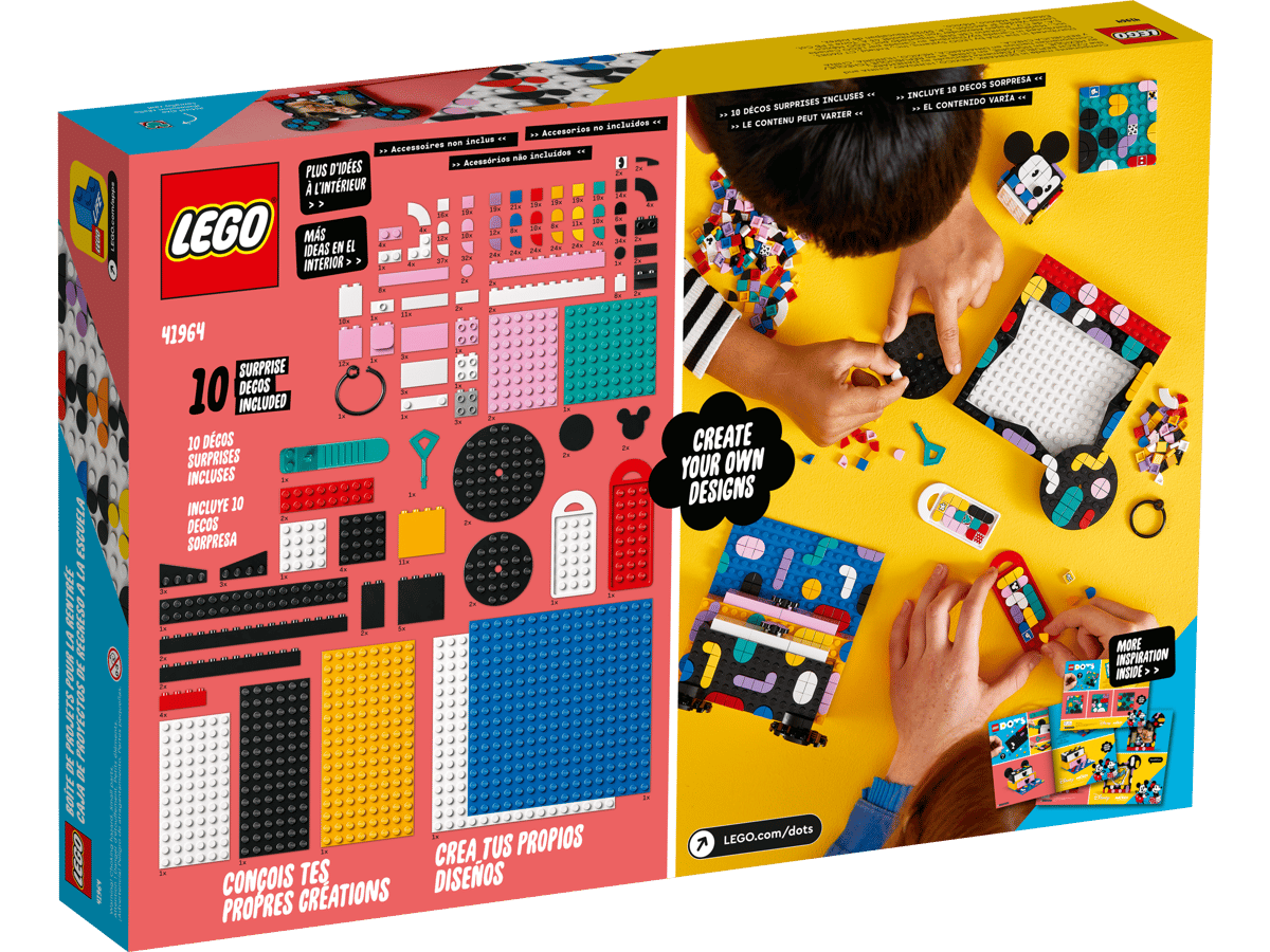 LEGO - DOTS Mickey Mouse & Minnie Mouse Back-to-School 41964