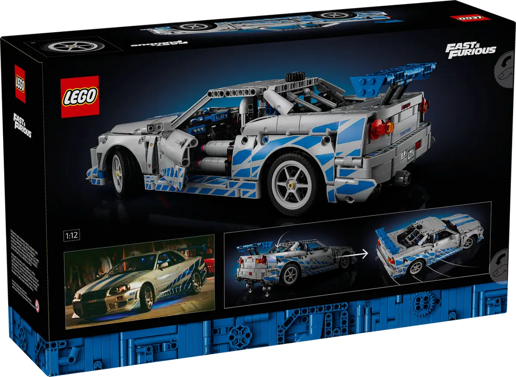 LEGO - Technic 2 Fast 2 Furious Nissan Skyline GT-R (R34) Car 42210