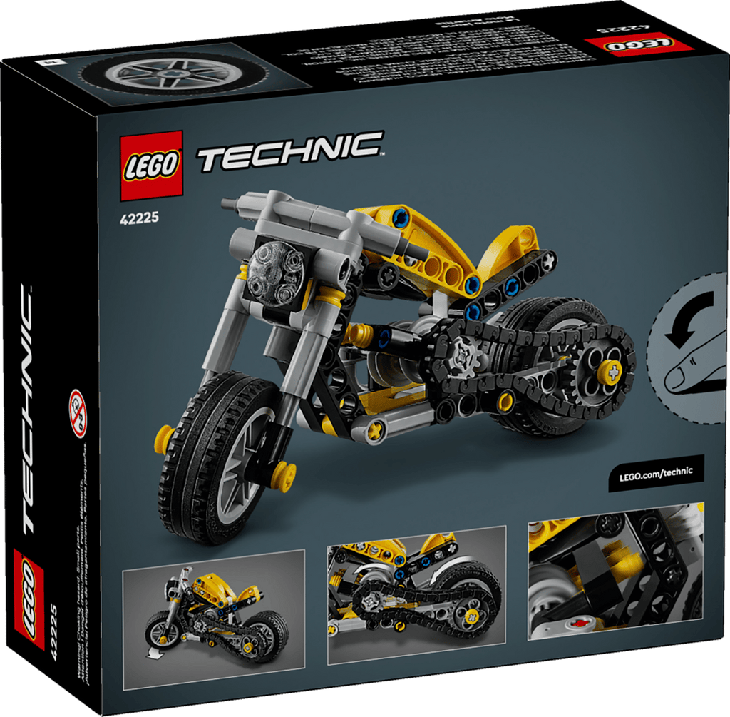 LEGO - Technic Yellow Motorcycle 42225