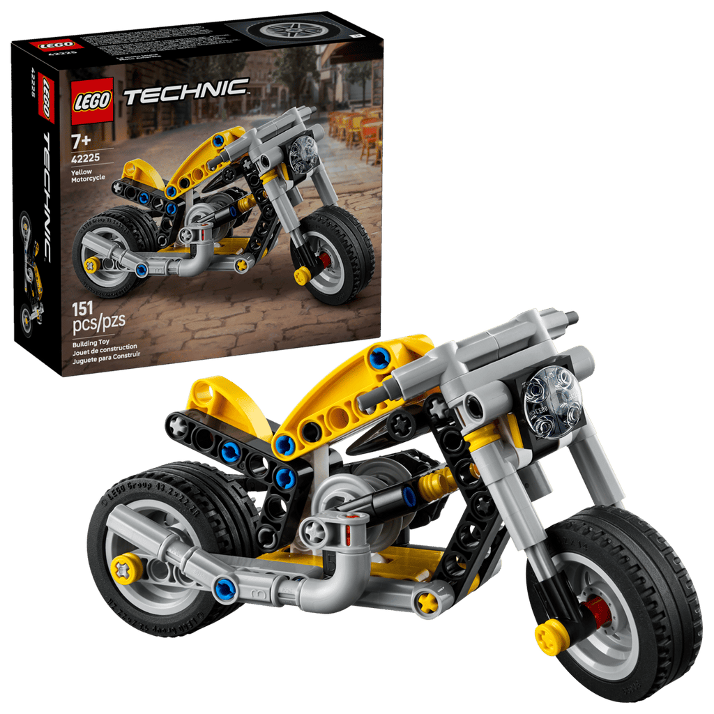 LEGO - Technic Yellow Motorcycle 42225