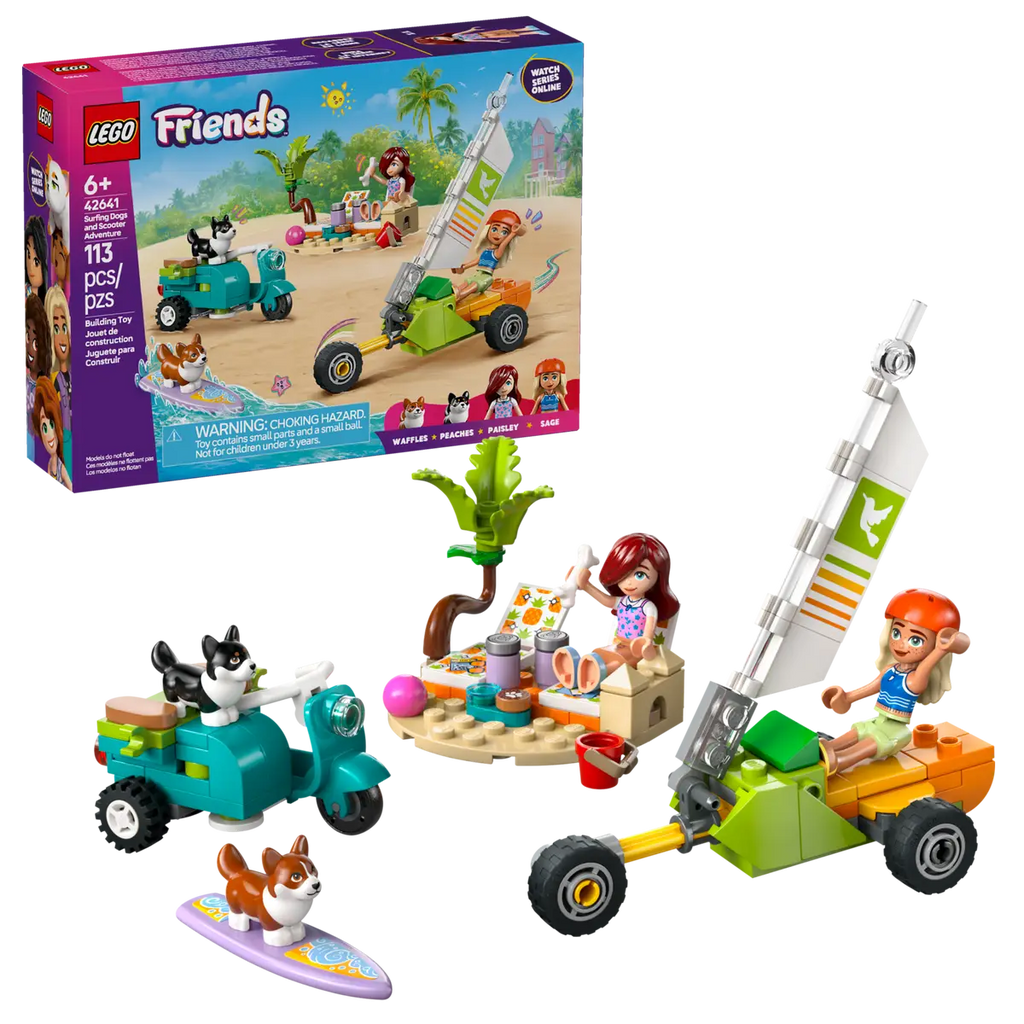 LEGO - Friends Surfing Dogs & Scooter Adventure 42641
