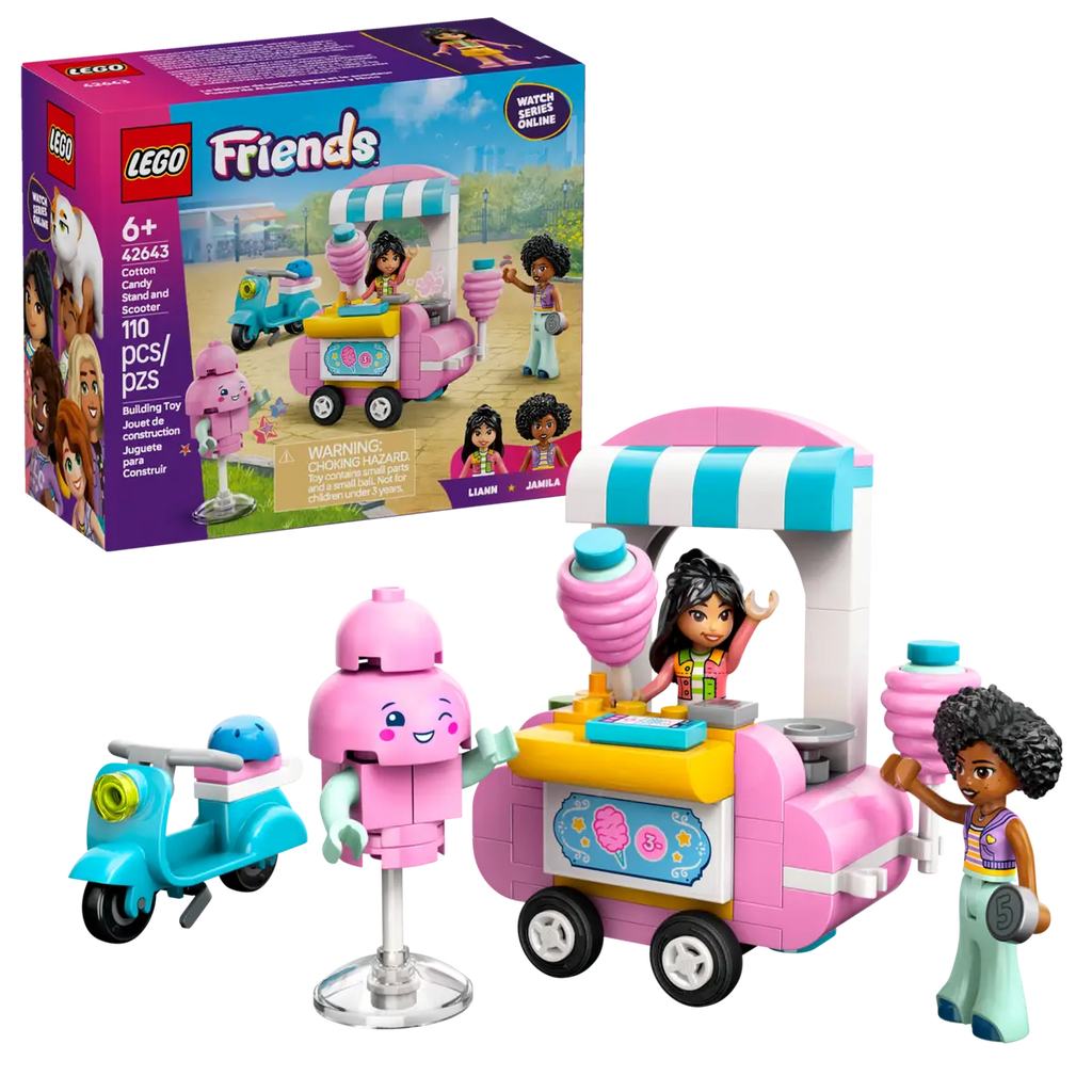 LEGO - Friends Cotton Candy Stand & Scooter 42643