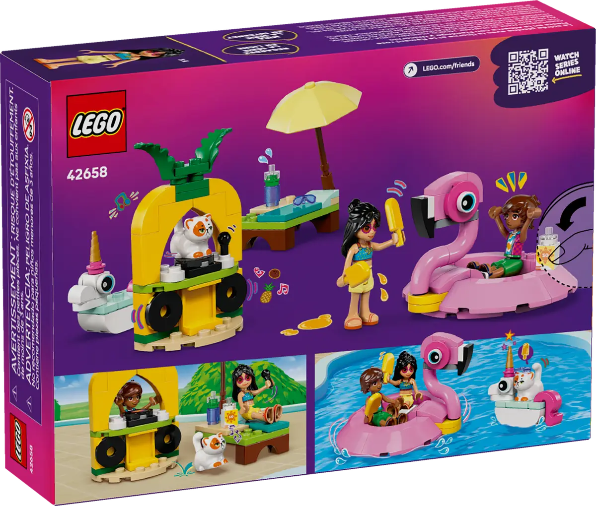 LEGO - Friends Unicorn & Flamingo Pool Party 42658