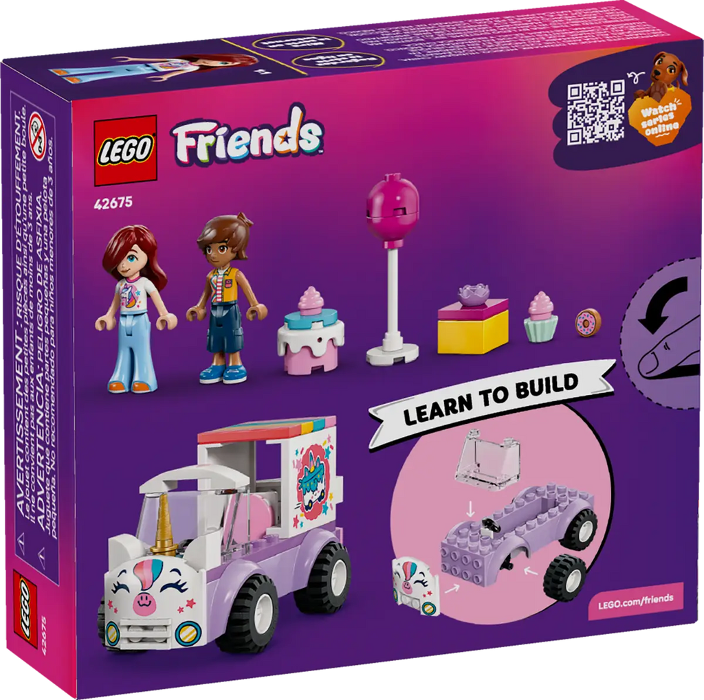 LEGO - Friends Unicorn Cake Delivery Car 42675