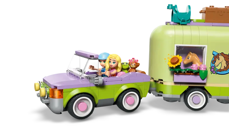 LEGO - Friends Horse and Baby Foal Trailer 42695