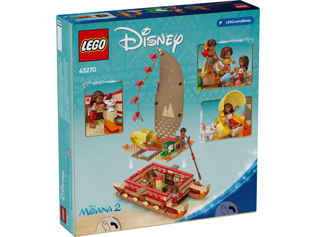 LEGO - Disney Moana's Adventure Canoe 43270