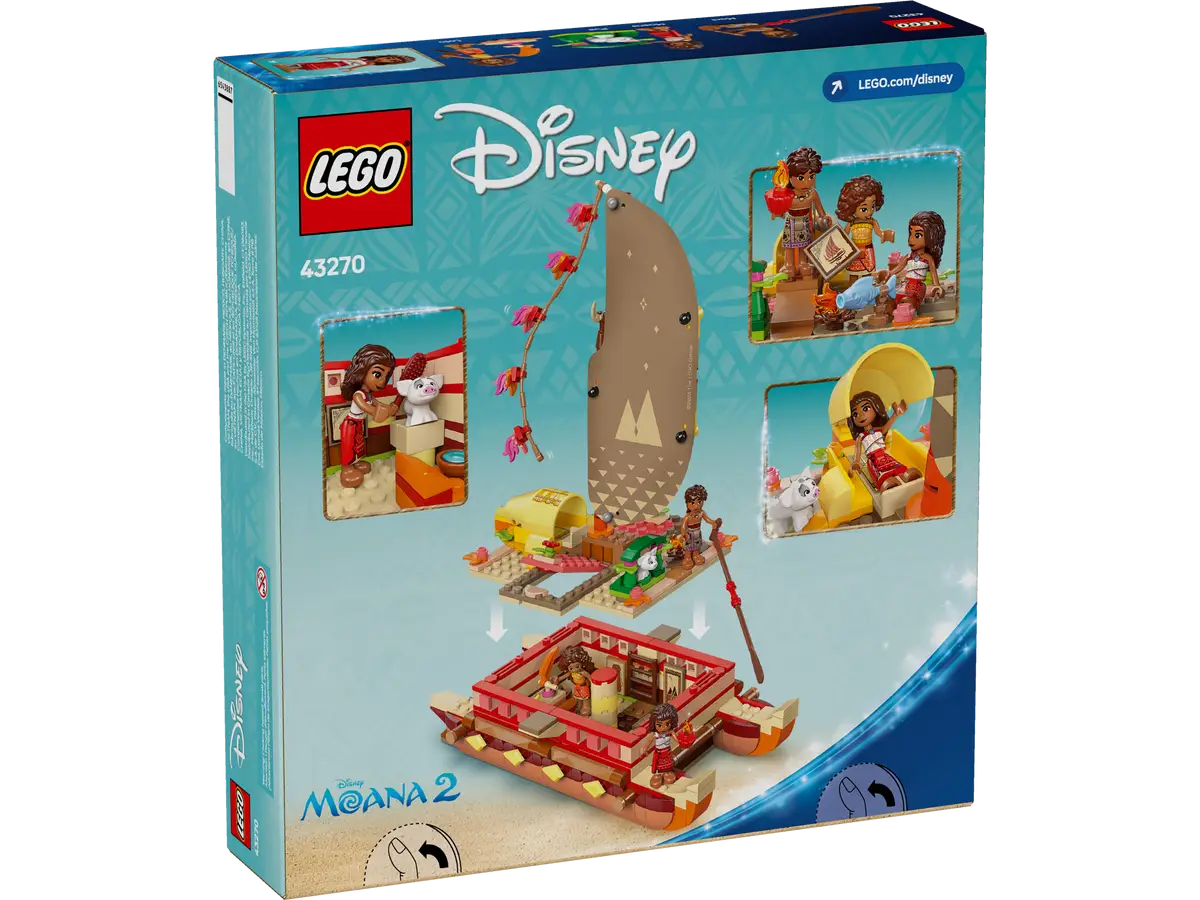LEGO - Disney Moana's Adventure Canoe 43270