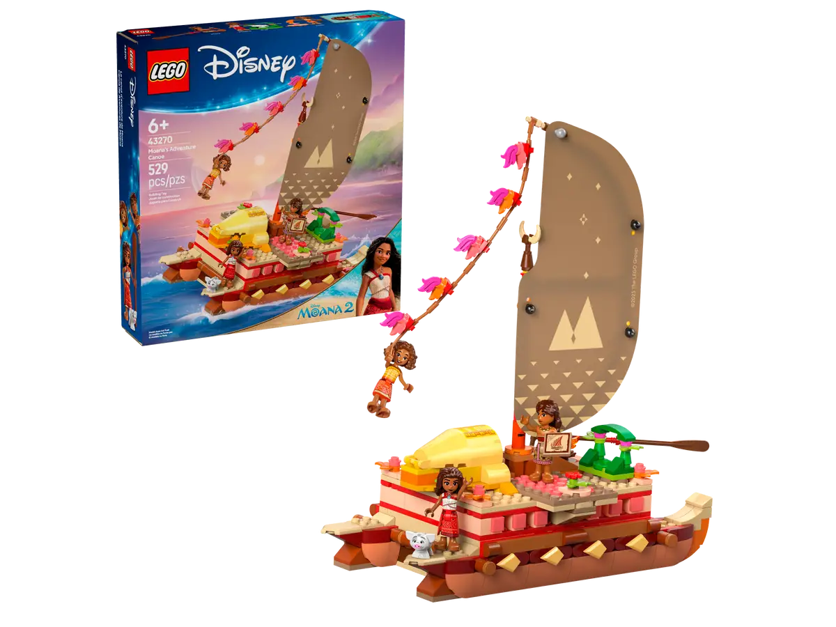 LEGO - Disney Moana's Adventure Canoe 43270