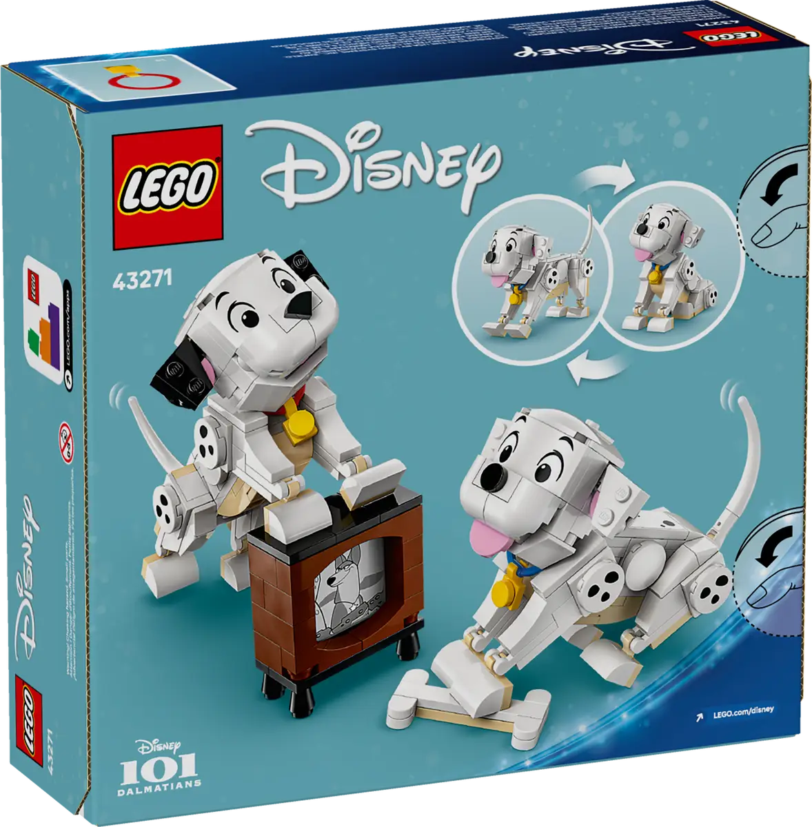 LEGO - Disney Lucky & Penny 101 Dalmations Puppies 43271