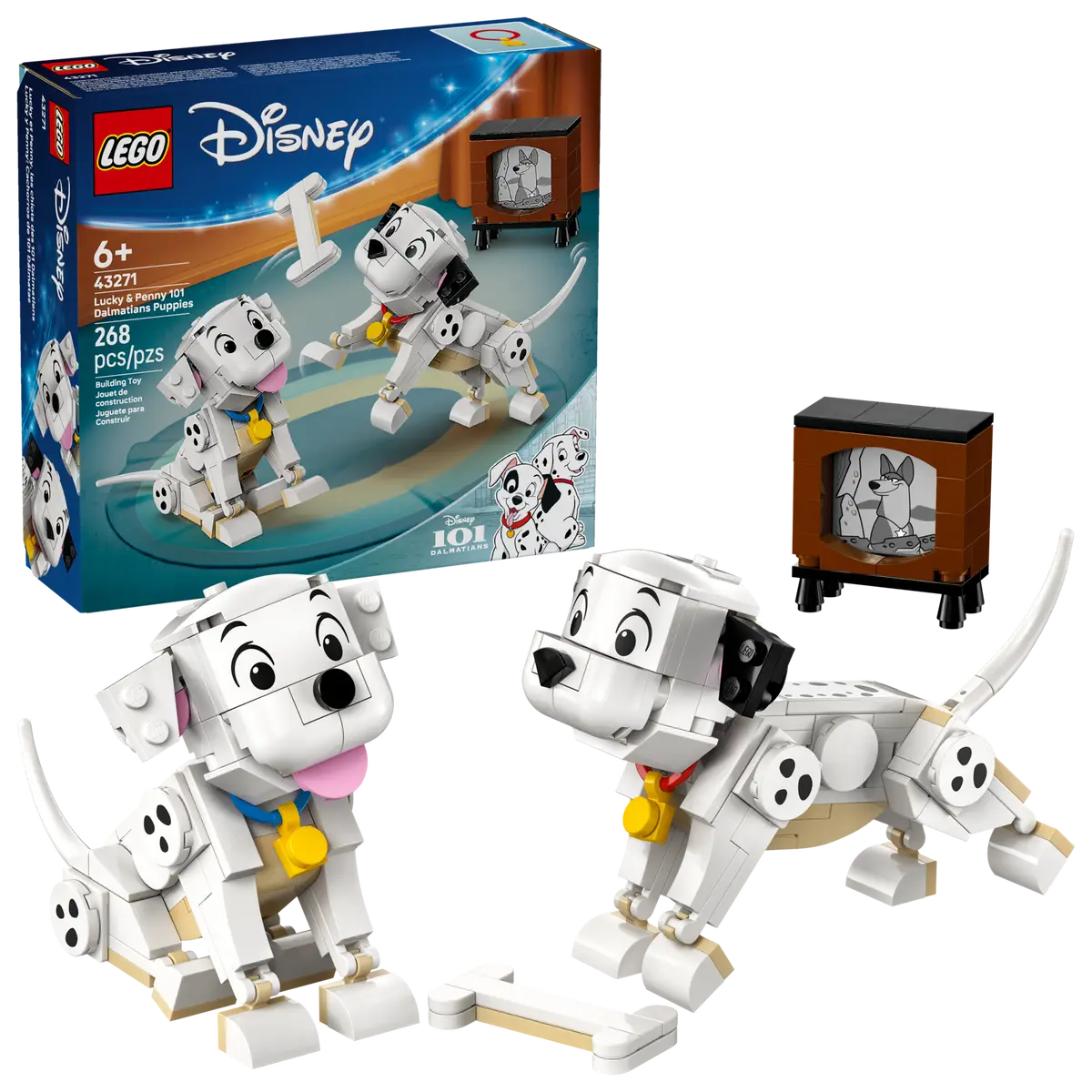 LEGO - Disney Lucky & Penny 101 Dalmations Puppies 43271