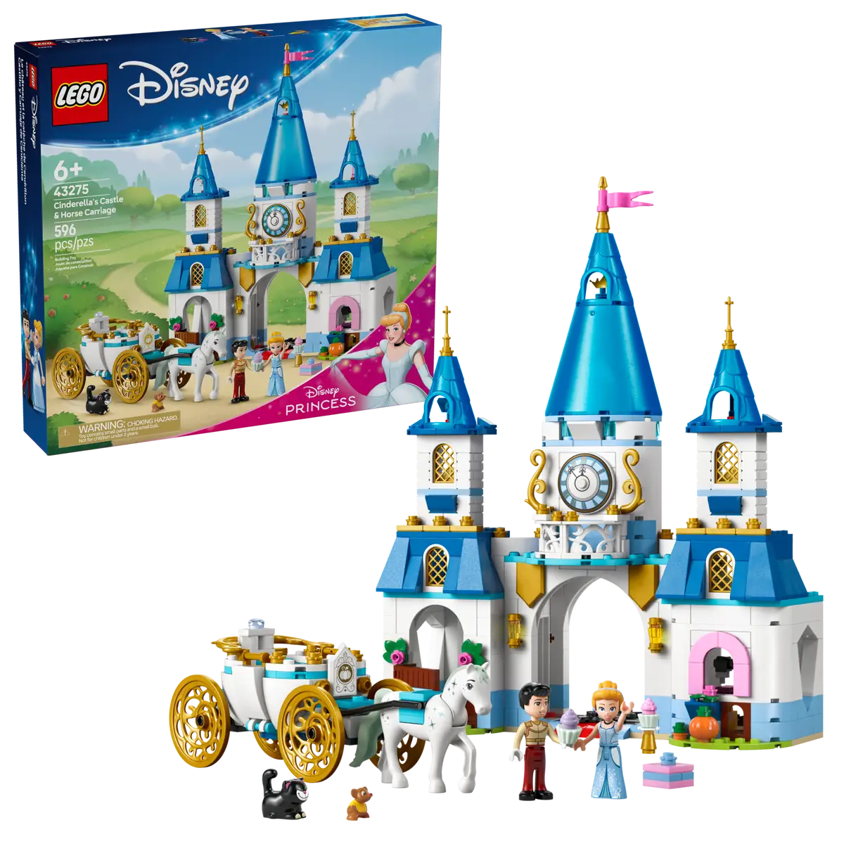 LEGO - Disney Cinderella's Castle & Horse Carriage 43275