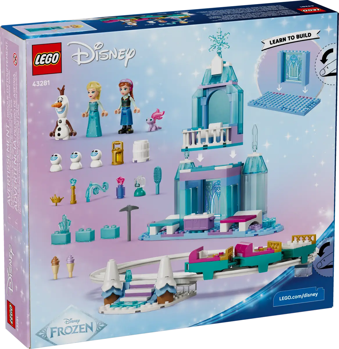 LEGO - Disney Elsa's Ice Castle & Snow Ride Adventures 43281