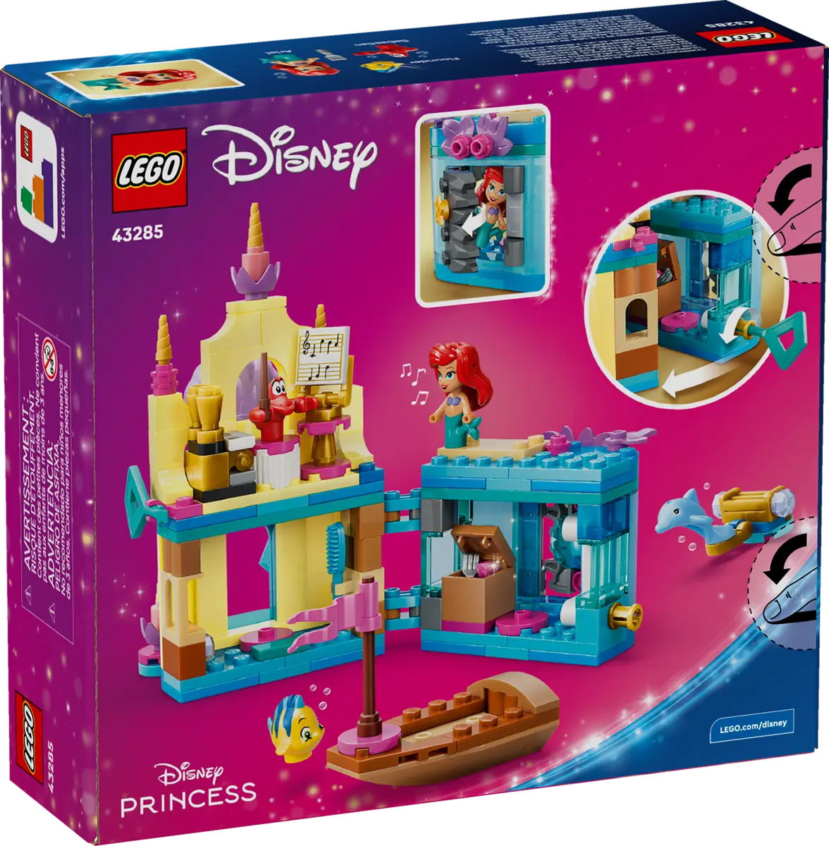 LEGO - Disney Ariel's Magical Mini Palace 43285