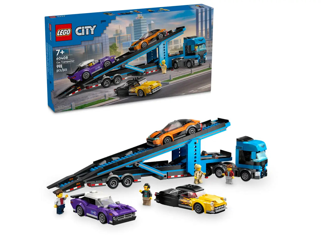 LEGO - City Car Transporter Truck w/ Sports Car 60408