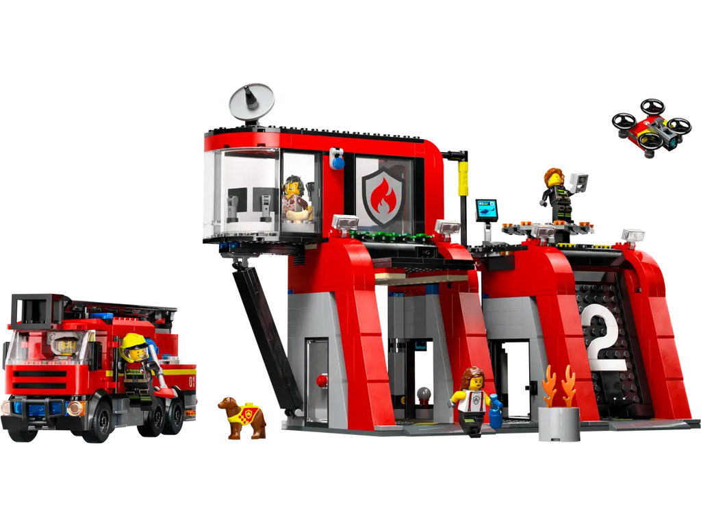 LEGO - City Fire Station with Fire Truck 60414