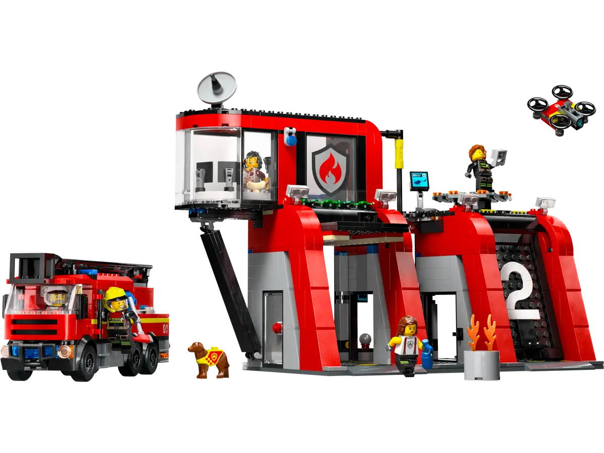LEGO - City Fire Station with Fire Truck 60414