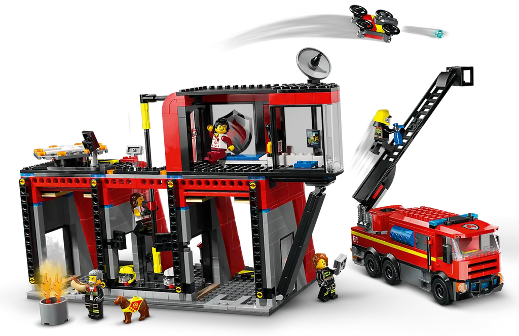 LEGO - City Fire Station with Fire Truck 60414