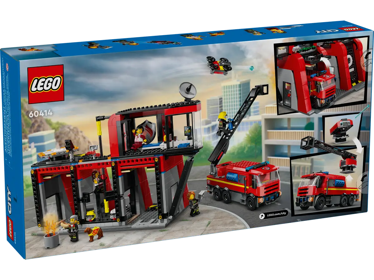 LEGO - City Fire Station with Fire Truck 60414