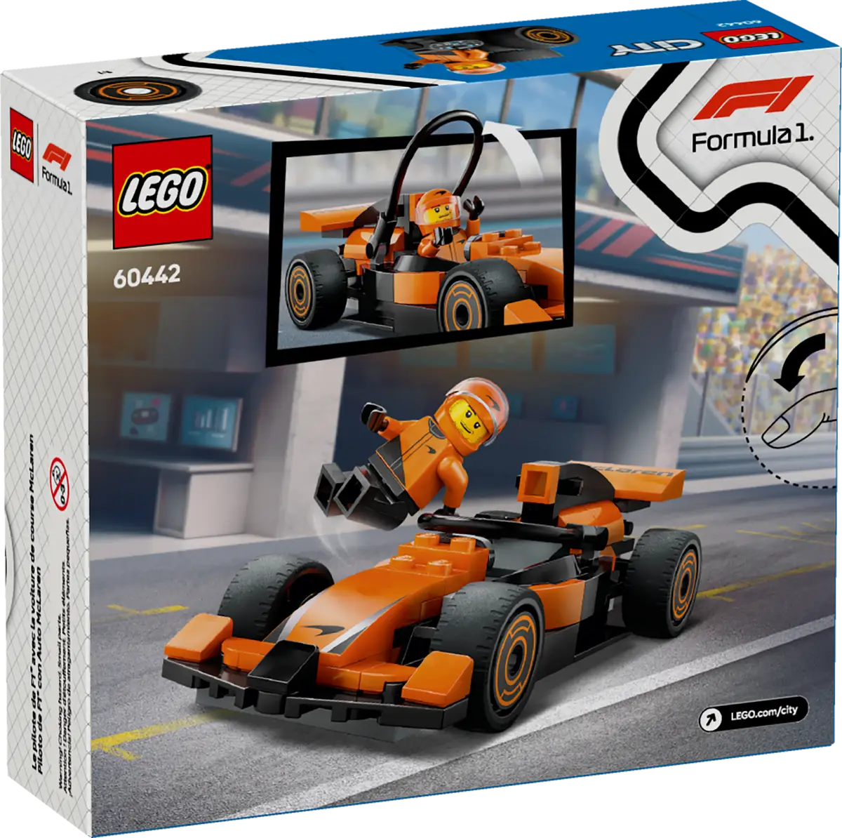LEGO - City F1 Driver with McLaren Race 60442