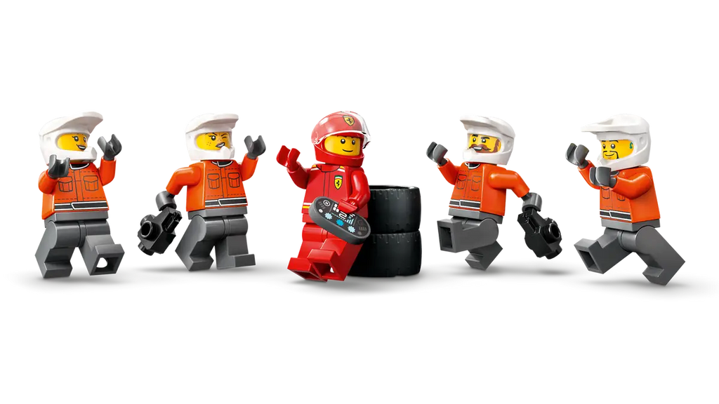 LEGO - City F1 Pit Stop & Pit Crew with Ferrari Car 60443
