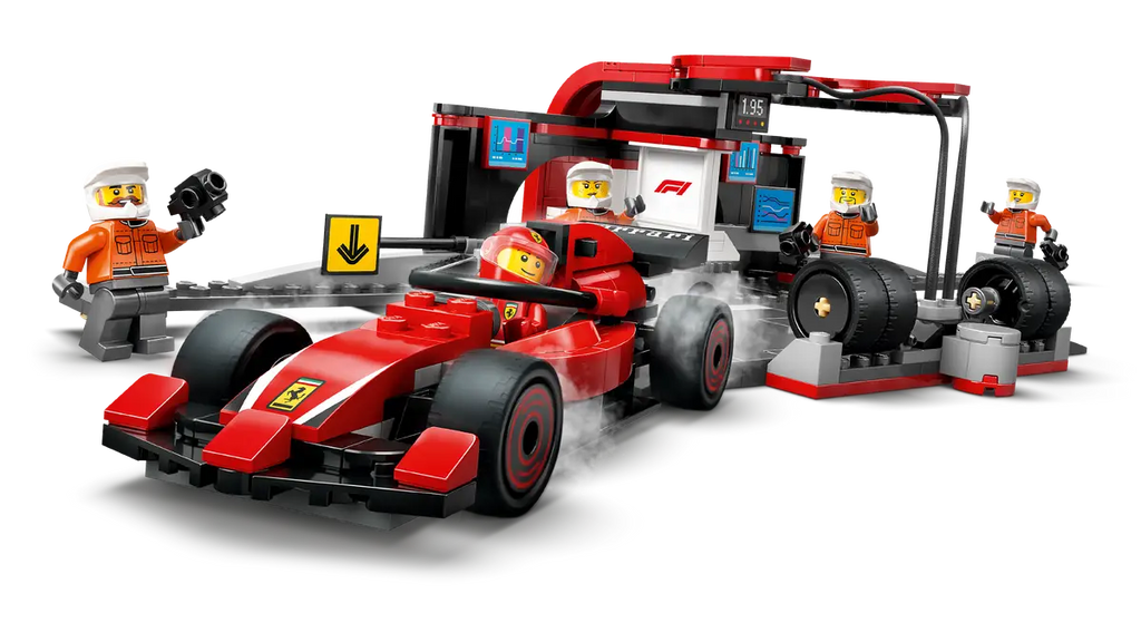 LEGO - City F1 Pit Stop & Pit Crew with Ferrari Car 60443