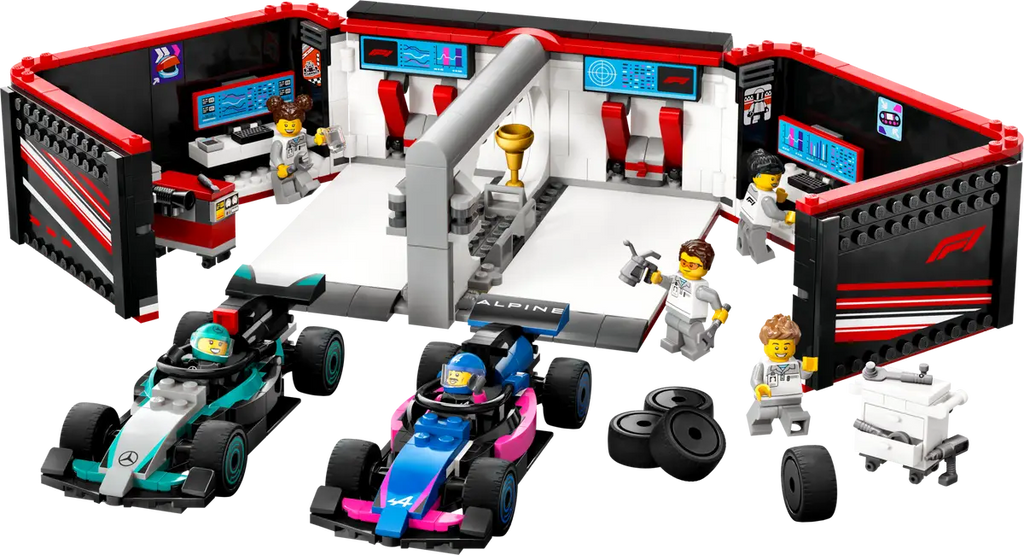 LEGO - City F1 Garage & Mercedes-AMG & Alpine cars 60444