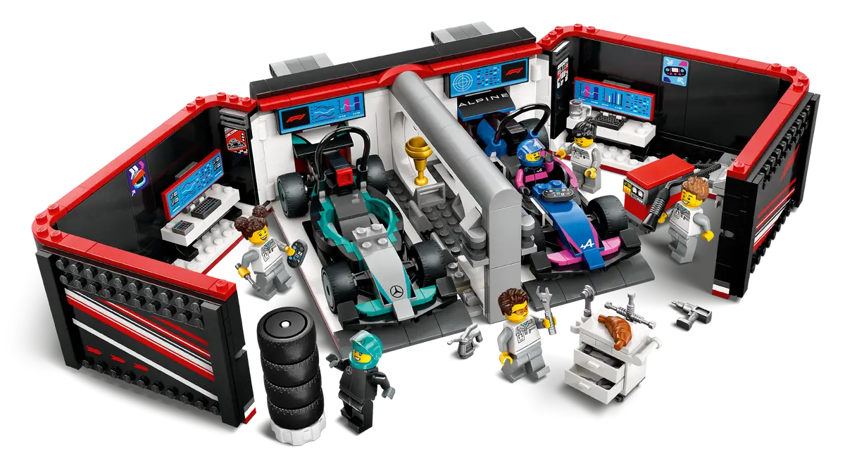 LEGO - City F1 Garage & Mercedes-AMG & Alpine cars 60444
