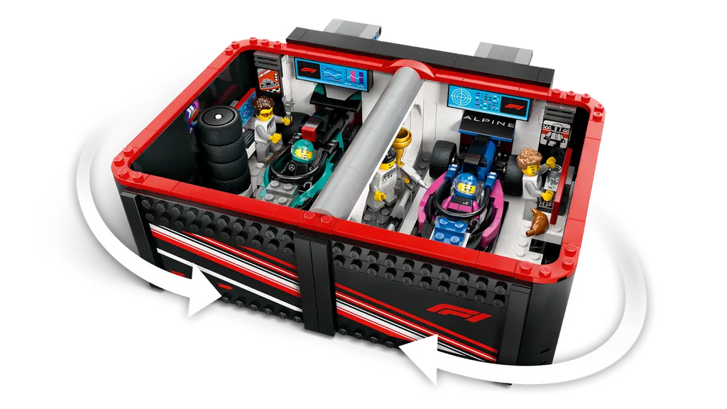 LEGO - City F1 Garage & Mercedes-AMG & Alpine cars 60444