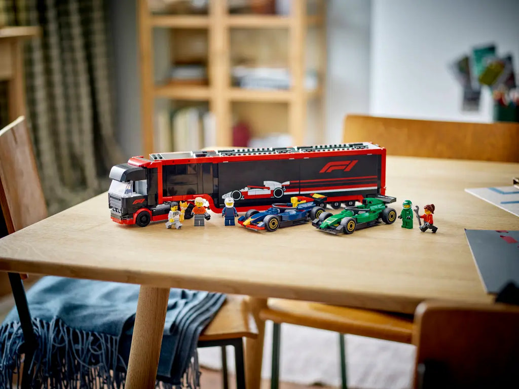 LEGO - City F1 Truck with RB20 & AMR24 F1 Cars 60445